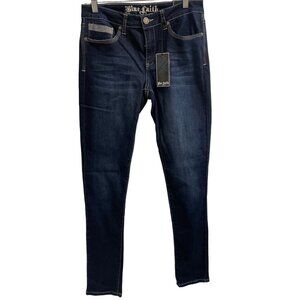 Blue Faith Women's Blue Jeans straight leg Size 8 SKU 1450